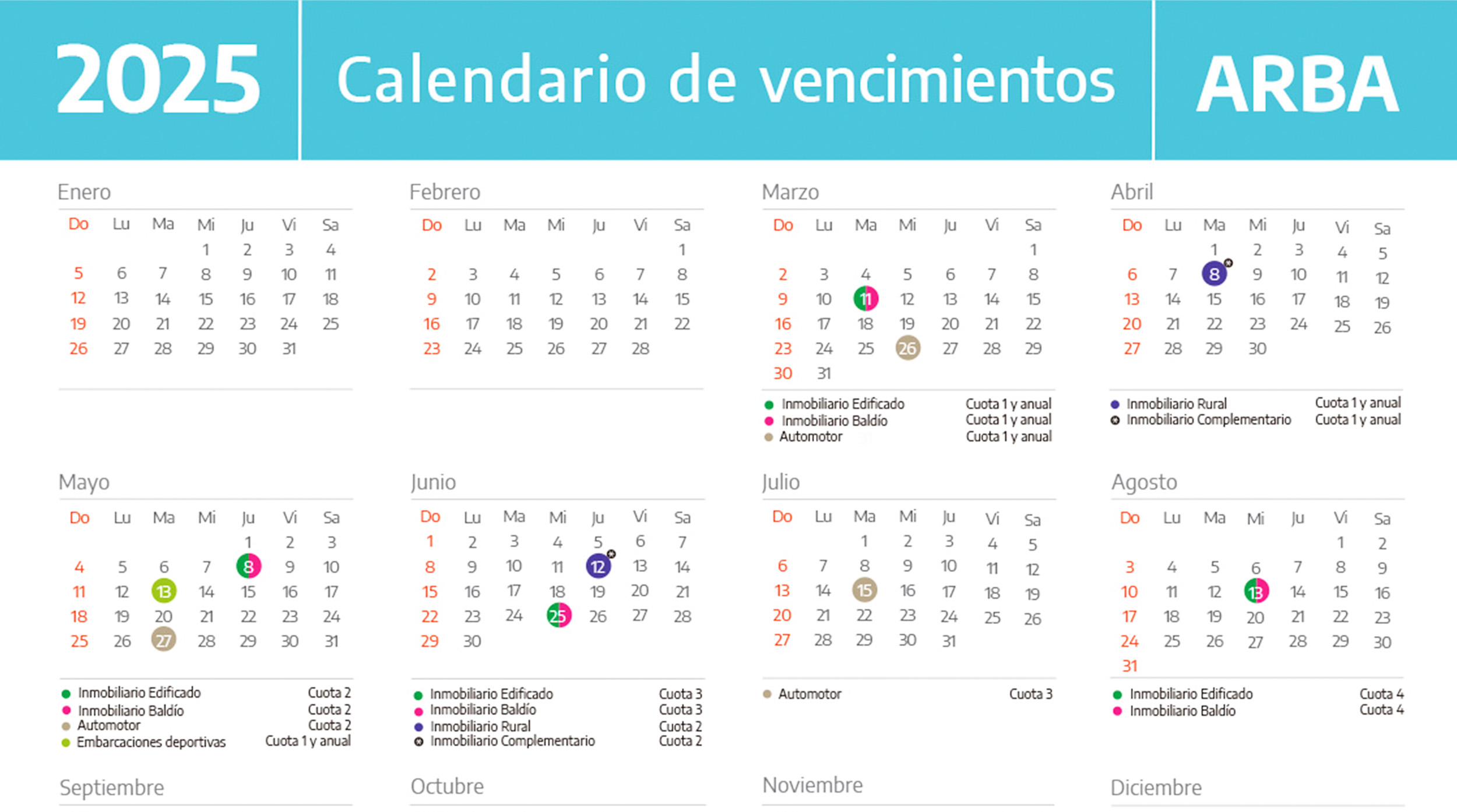 Calendario 2025