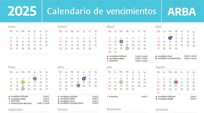 Calendario 2025